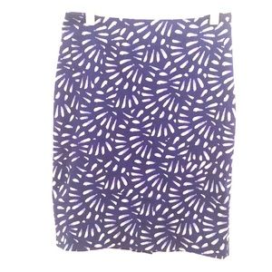 Blue and White Skirt